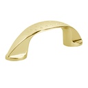 43622 / Jaladera metálica de 64mm estilo 'Elipse', latón brillante, Hermex
