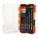 11396 / Juego de 7 brocas HSS para metal en estuche, Truper Expert