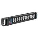 14166 / Juego de 10 dados cuadro 1/4' mm, Truper