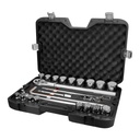 13970 / Juego de 23 herramientas cuadro 3/4' std para mecánico, Truper