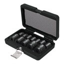 100944 / Juego de 12 dados de impacto cuadro 1/2', 6 puntas mm, Truper