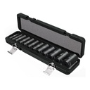 100946 / Juego de 12 dados largos de impacto cuadro 1/2', 6 puntas mm, Truper