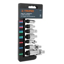 17844 / Juego de 7 piezas de adaptadores y nudos universales, Truper