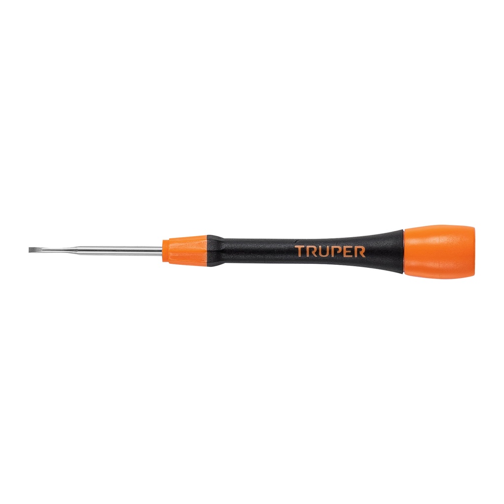 100667 / Desarmador de precisión plano de 1.8 mm mango ergonómico, Truper