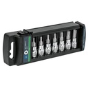 14171 / Juego de 7 dados cuadro 3/8' punta torx, Truper