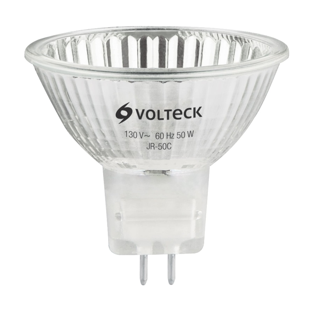 47254 / Lámpara de halógeno transp. 50 W tipo MR16 en caja, Volteck