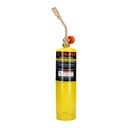 Kit de mechero y cilindro de gas propileno de 400g, amarillo, Truper