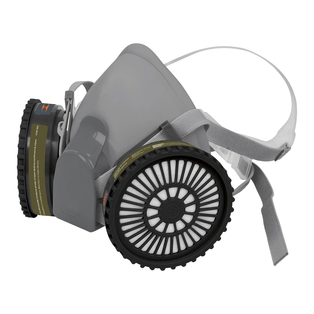 13730 / Kit respirador profesional con cartuchos multigas, Truper, Expert