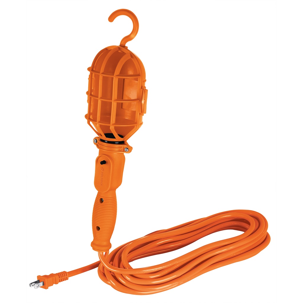 47258 / Lámpara de taller con canastilla plástica, 7.5 m, Volteck
