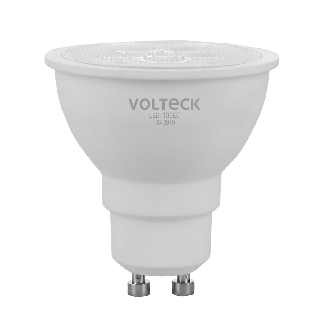 46218 / Lámpara de LED 6 W tipo MR 16 base GU10 luz cálida, blíster, Volteck