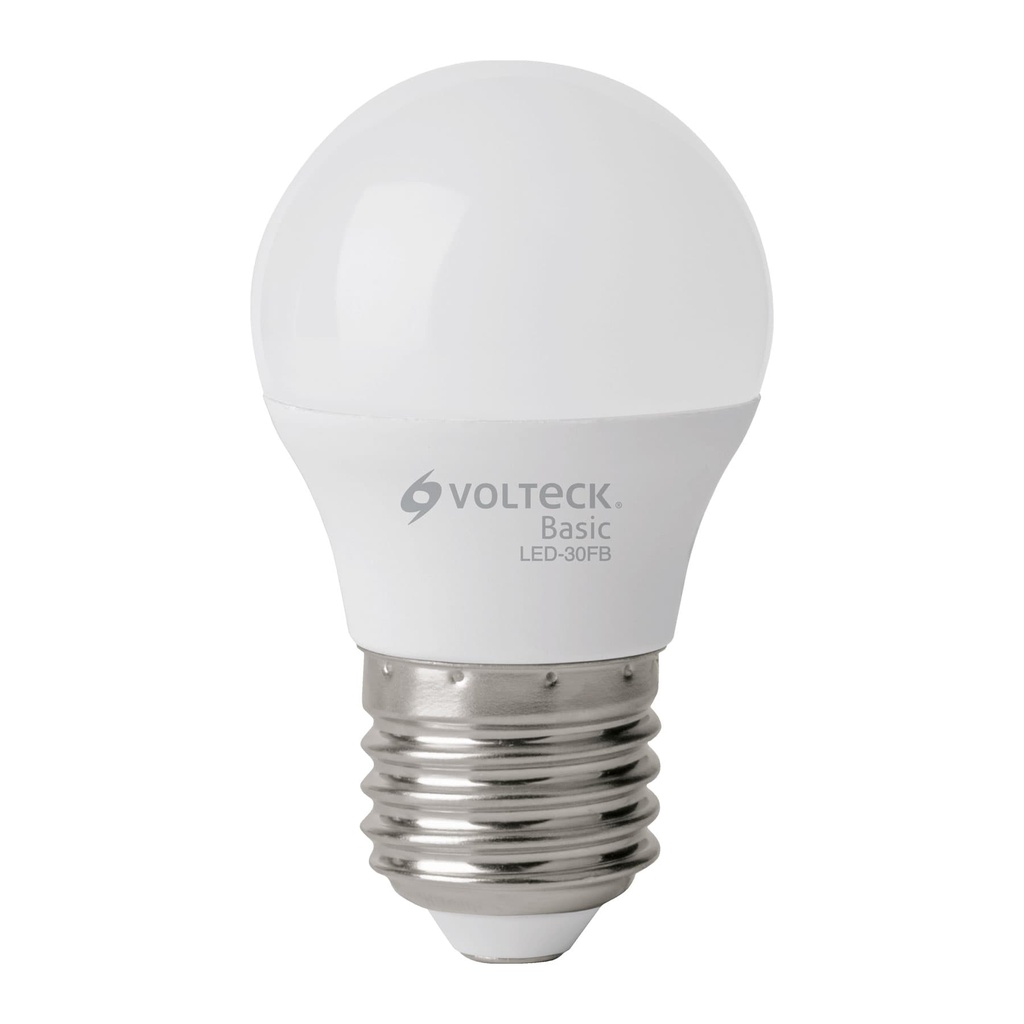 28057 / Lámpara LED G45 3 W (equiv. 25 W), luz de día, caja, Basic, Volteck