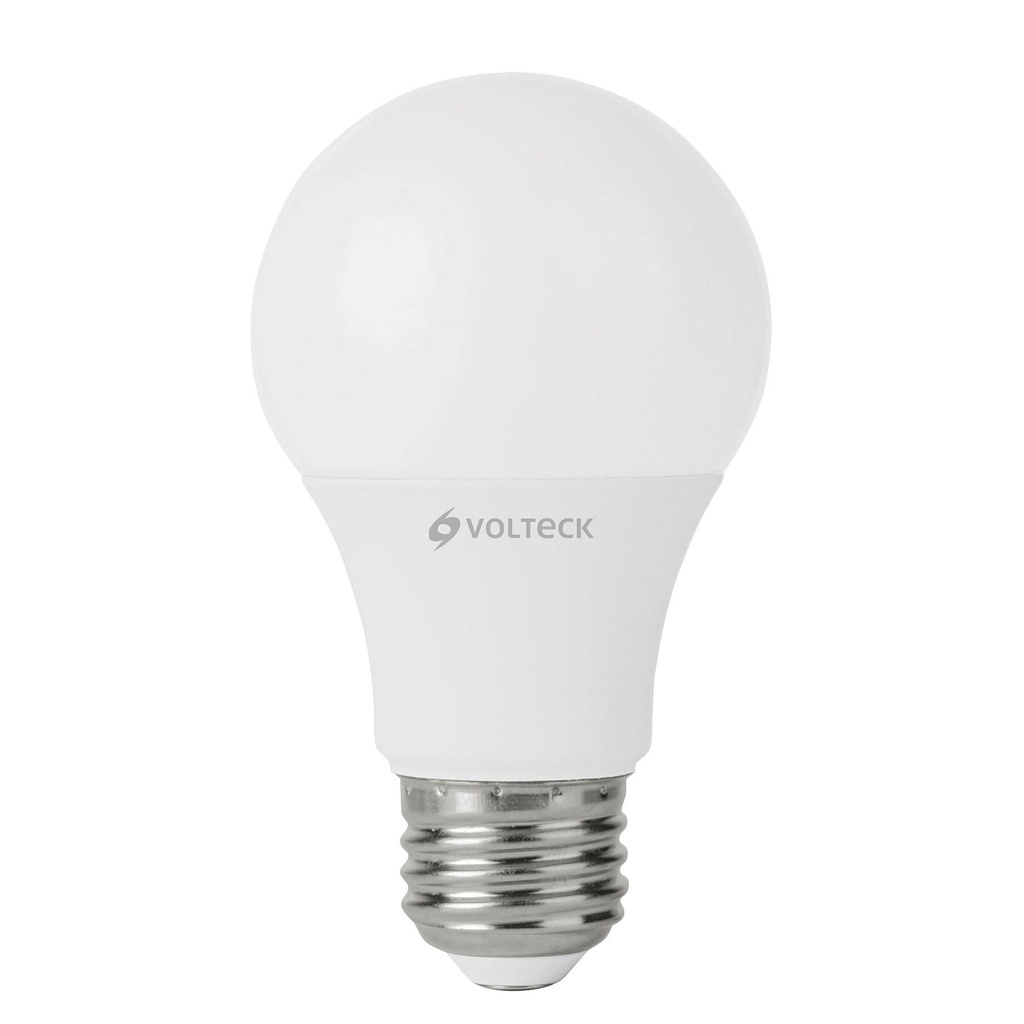 48297 / Lámpara de LED atenuable tipo bulbo 9 W luz de día, blíster, Volteck