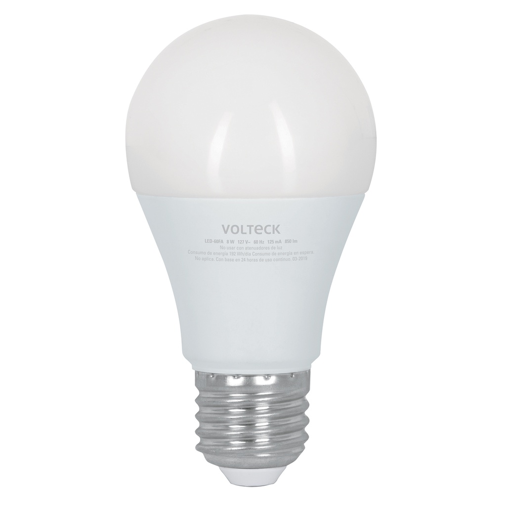 48052 / Lámpara LED tipo bulbo con 3 niveles de iluminación, blíster, Volteck
