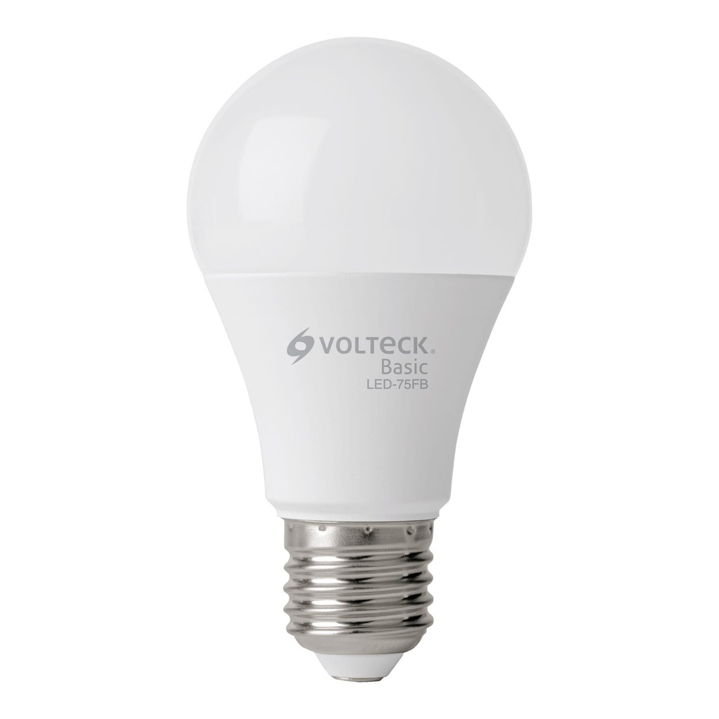 28063 / Lámpara LED A19 10 W (equiv. 75 W), luz de día, caja, Basic, Volteck