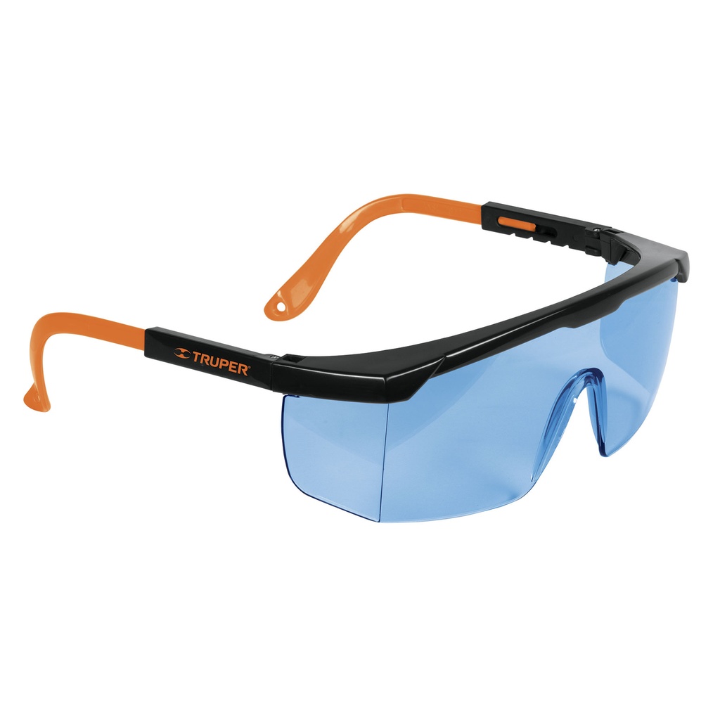 15136 / Lentes de seguridad ajustables azules, Truper Classic