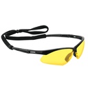 15174 / Lentes seguridad ambar antiempaño c/cordón ajustable, Sport, Truper
