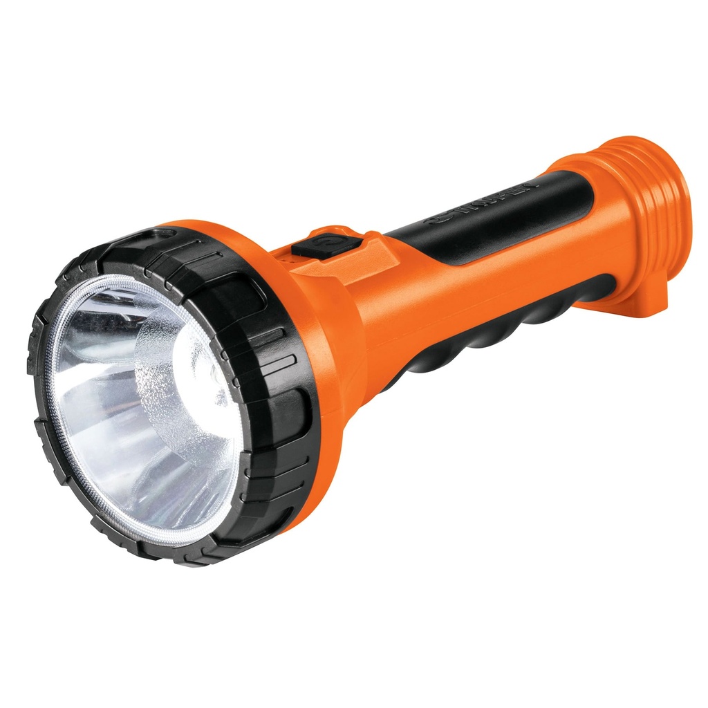 19847 / Linterna plástica 1 LED 200 lm recargable, Truper