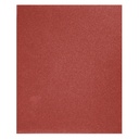 11643 / Lija de esmeril roja grano 120 de óxido de aluminio, Truper
