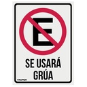 18347 / Letrero de señalización 'NO ESTACIONARSE', 25 x 34 cm, Truper