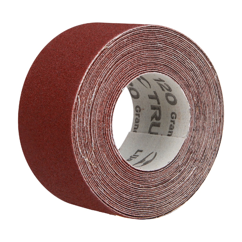 100661 / Rollo de 5 m de lija para plomero grano 120 ancho 1-1/2', Truper