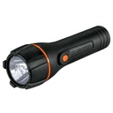 13019 / Linterna plástica 1 LED 180 lm con 2 pilas D, Truper