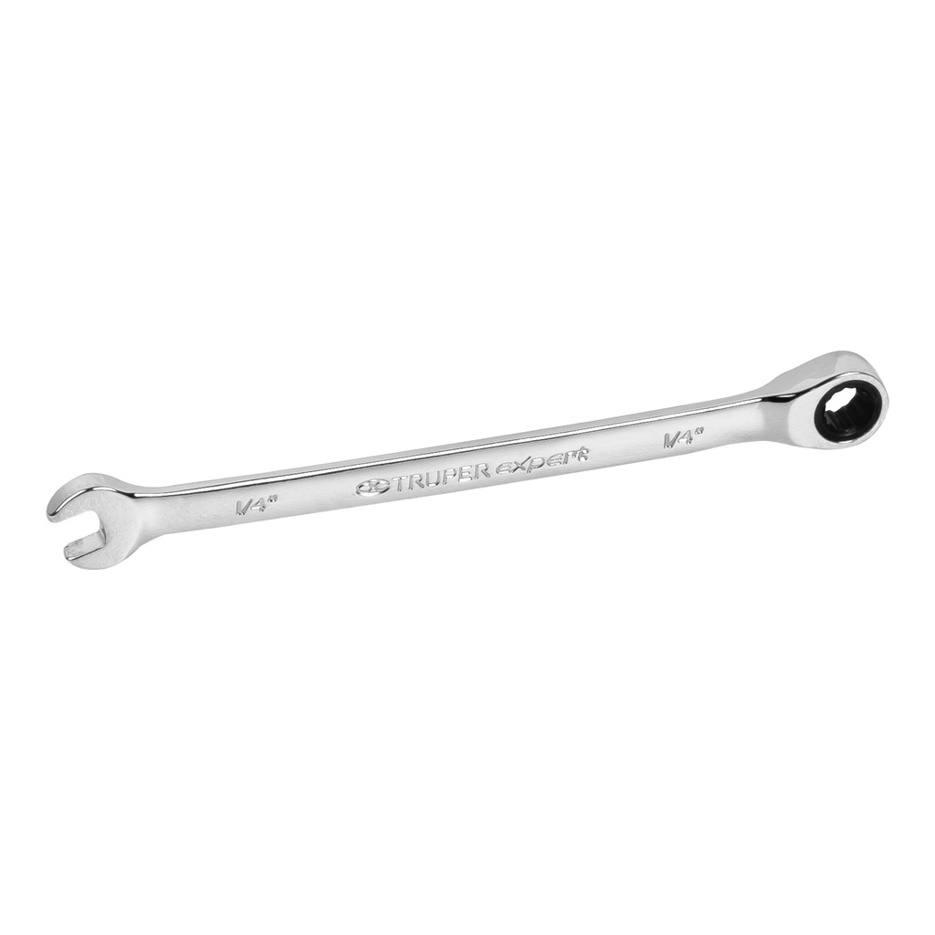 13601 / Llave combinada con matraca 1/4' x 120 mm largo, Expert