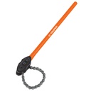 13140 / Llave de cadena tipo caimán uso pesado, mango de 28', Truper