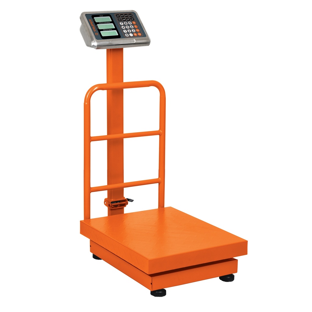 15732 / Báscula electrónica de plataforma, plegable, 200 kg, Truper