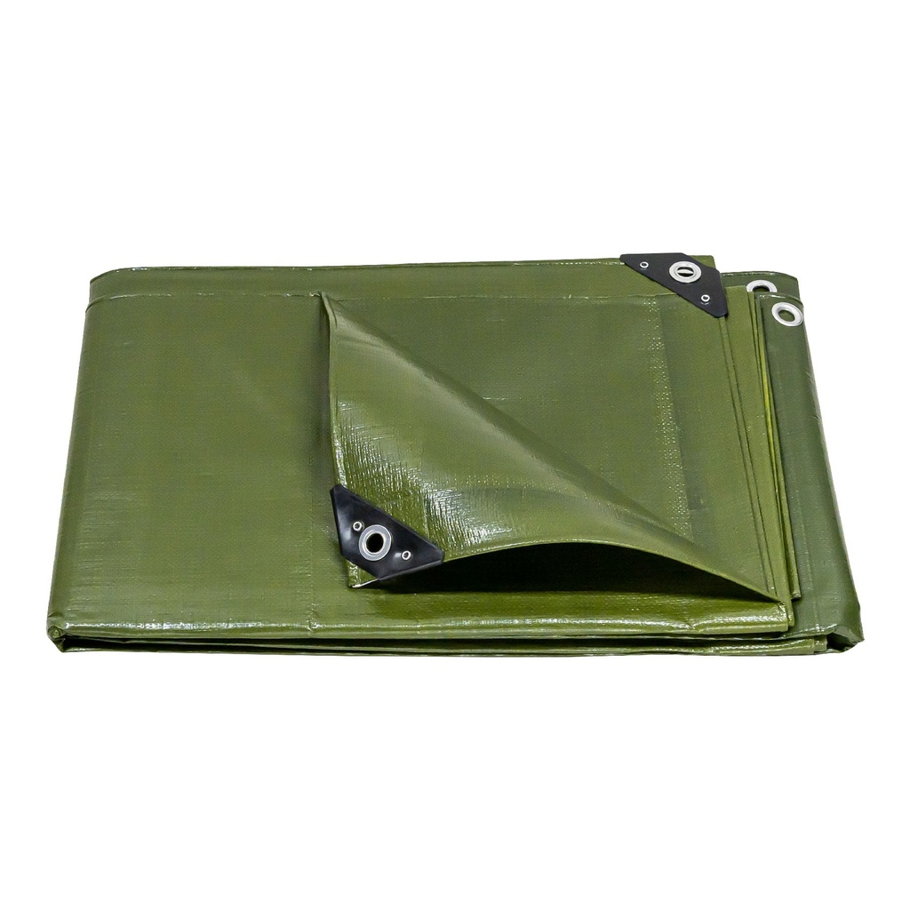 16373 / Lona uso rudo, verde olivo, 2 X 3 m, Truper Expert