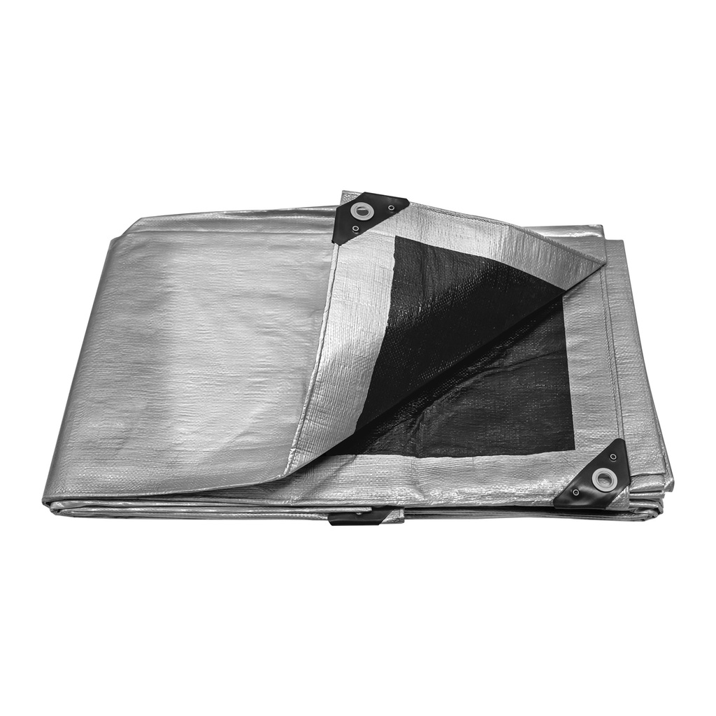 10771 / Lona gris reforzada 3 x 5 m, Truper