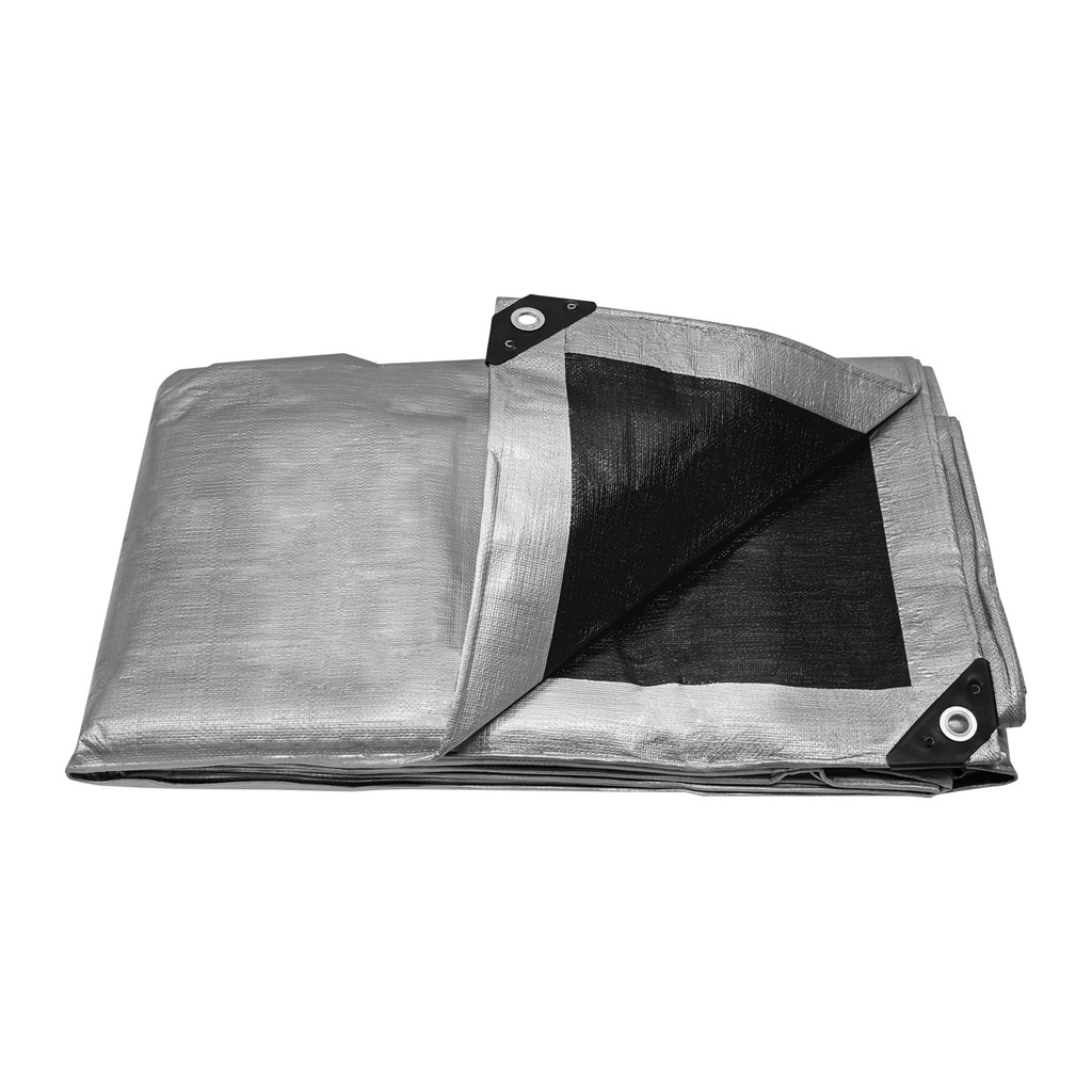10772 / Lona gris reforzada 3 x 6 m, Truper