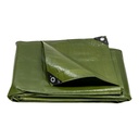 16376 / Lona uso rudo, verde olivo, 4 X 6 m, Truper Expert