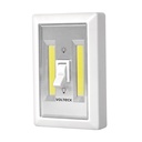 49970 / Luz LED 200 lm para pared con interruptor con 3 pilas AAA, Volteck