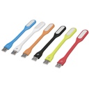 46865 / Mini-lámpara flexible de 5 LEDs 1W para puerto USB, Volteck