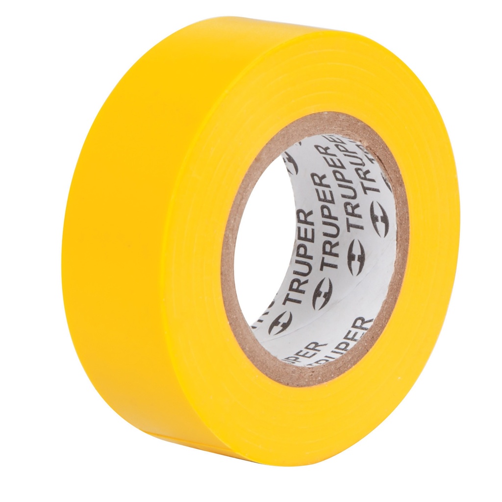 13512 / Cinta de aislar de 9 m x 19 mm, amarilla, Truper