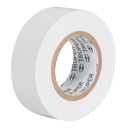 13515 / Cinta de aislar de 9 m x 19 mm, blanca, Truper