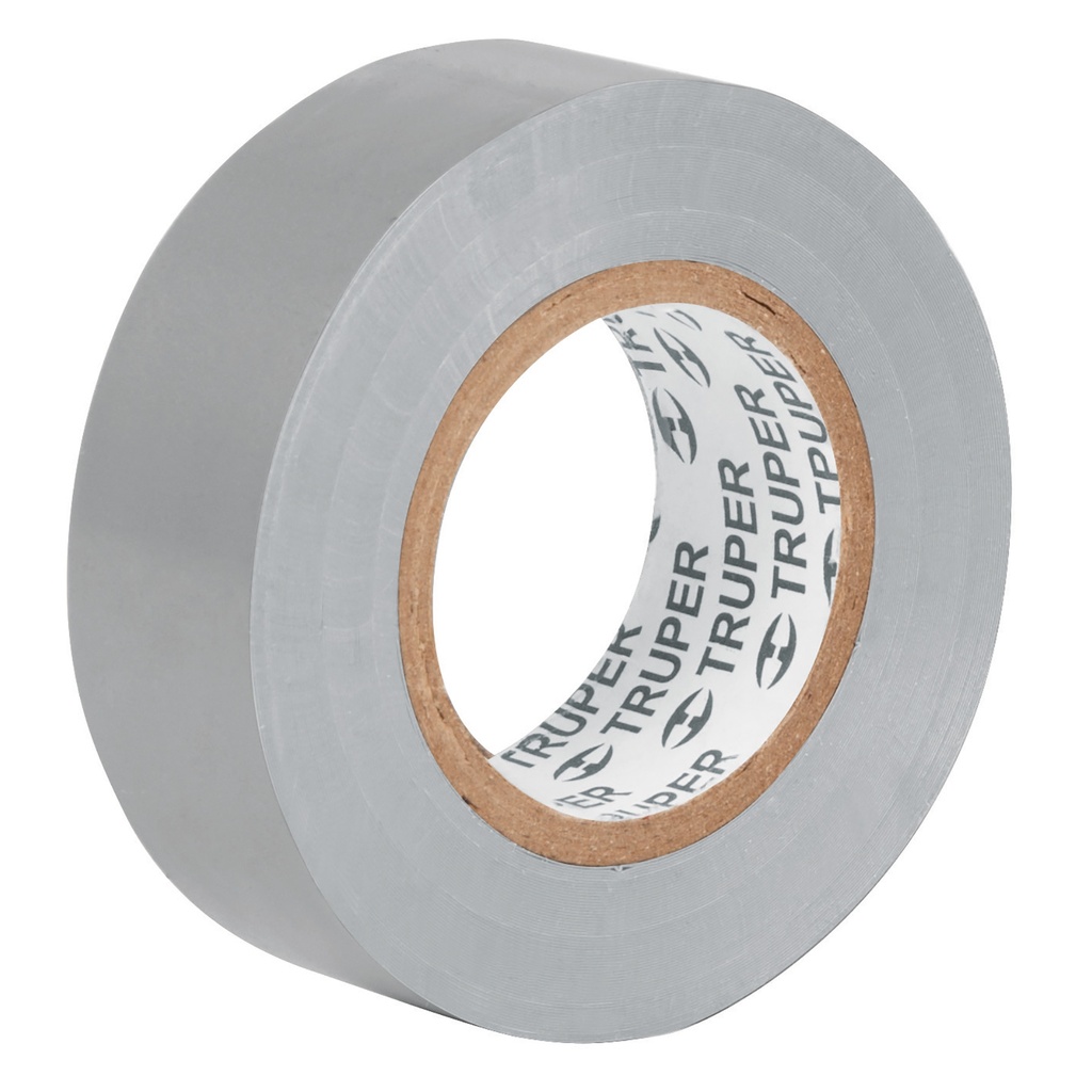 13516 / Cinta de aislar de 9 m x 19 mm, gris, Truper