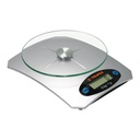 15160 / Báscula digital para cocina, plato de vidrio, 5 kg, Truper