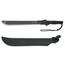 13098 / Machete doble filo 18' cacha bimaterial, con funda, Truper