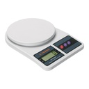 15161 / Báscula digital para cocina, plato de ABS, 5 kg, Truper
