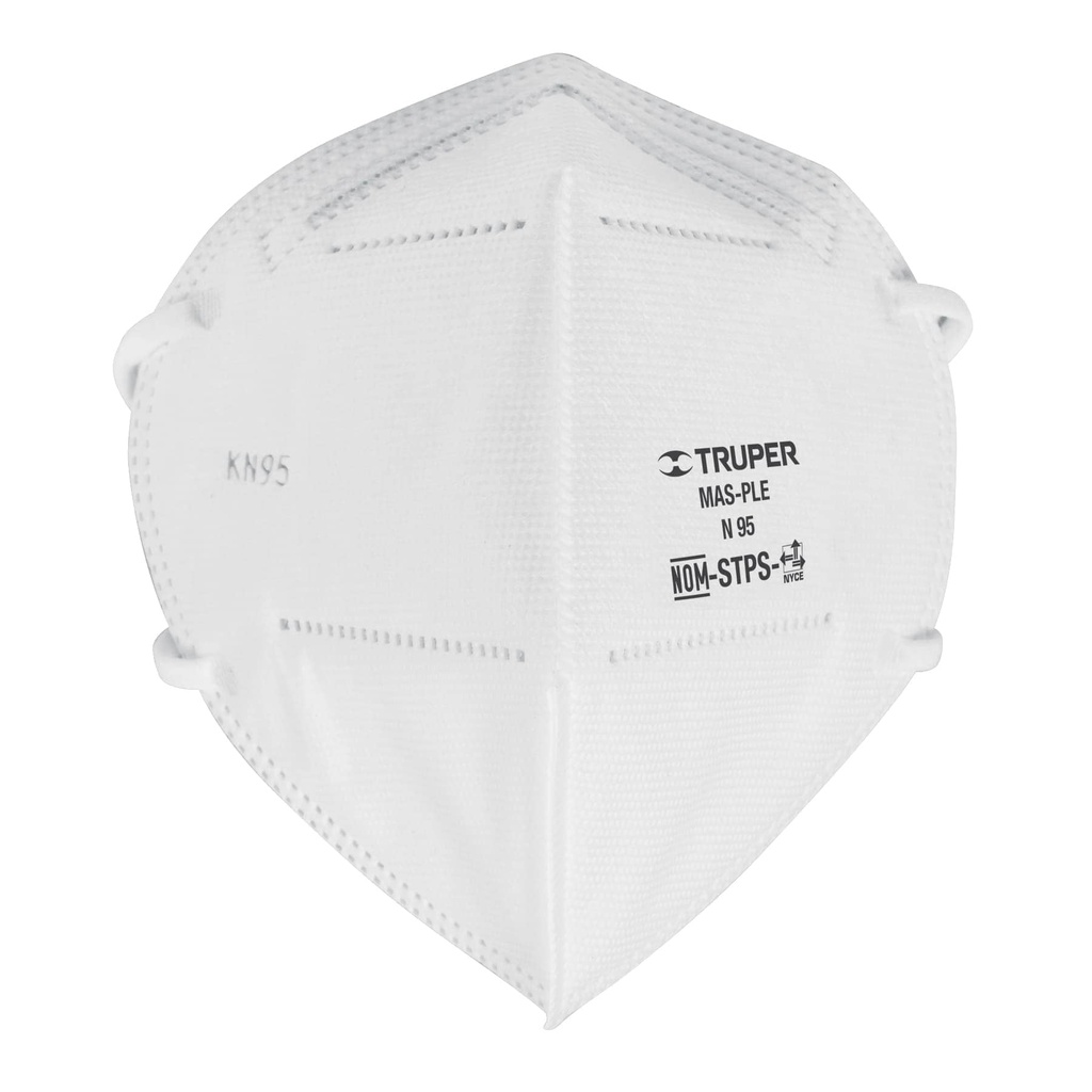 14427 / Respirador plegable N95, para polvos y partículas, Truper