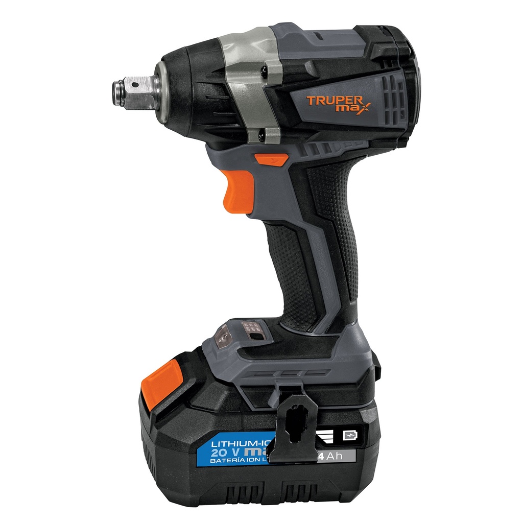 Llave de impacto inalámbrica 1/2' 20 V Truper MAX