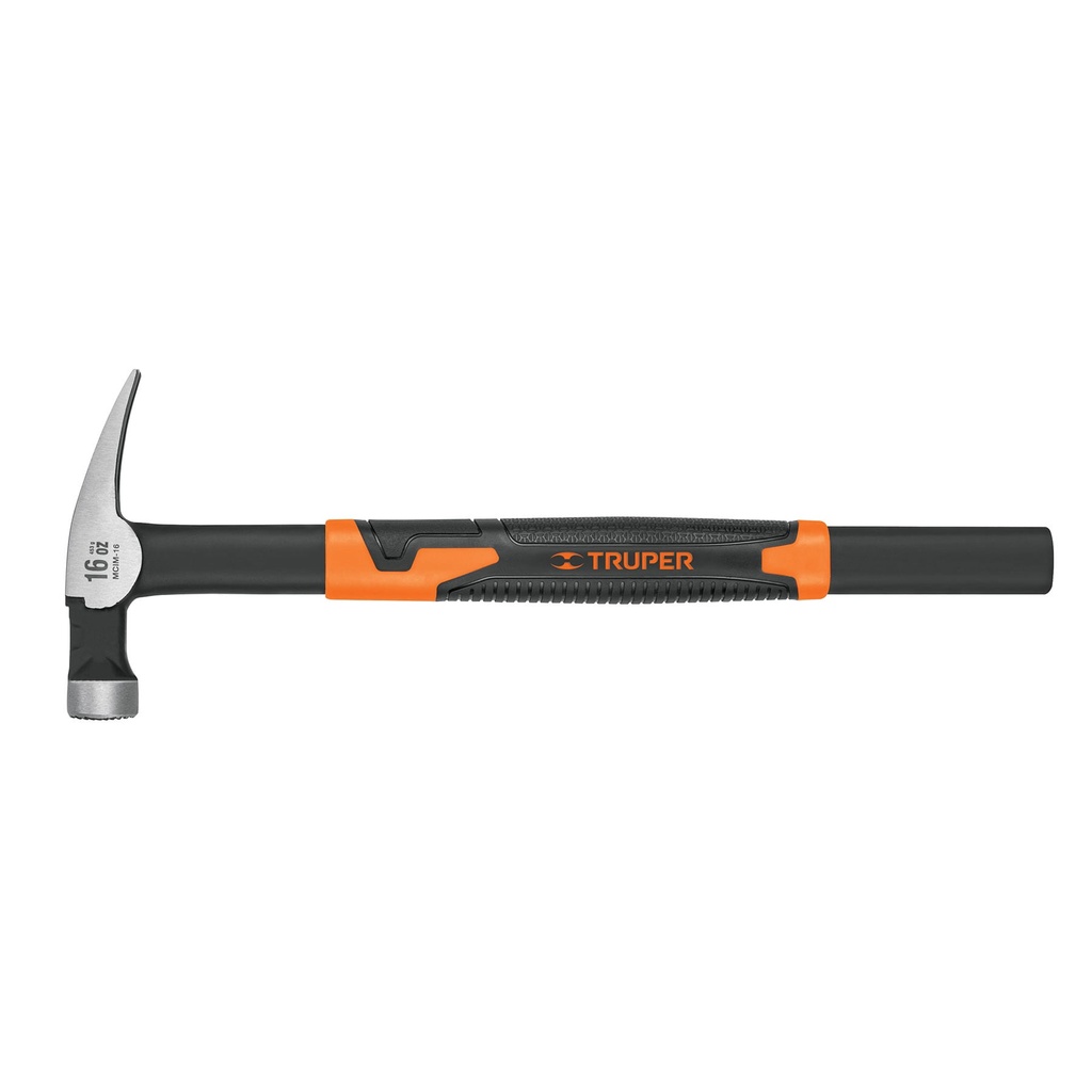 10754 / Martillo tubular para cimbra 16 oz uña recta, mango acero, Truper