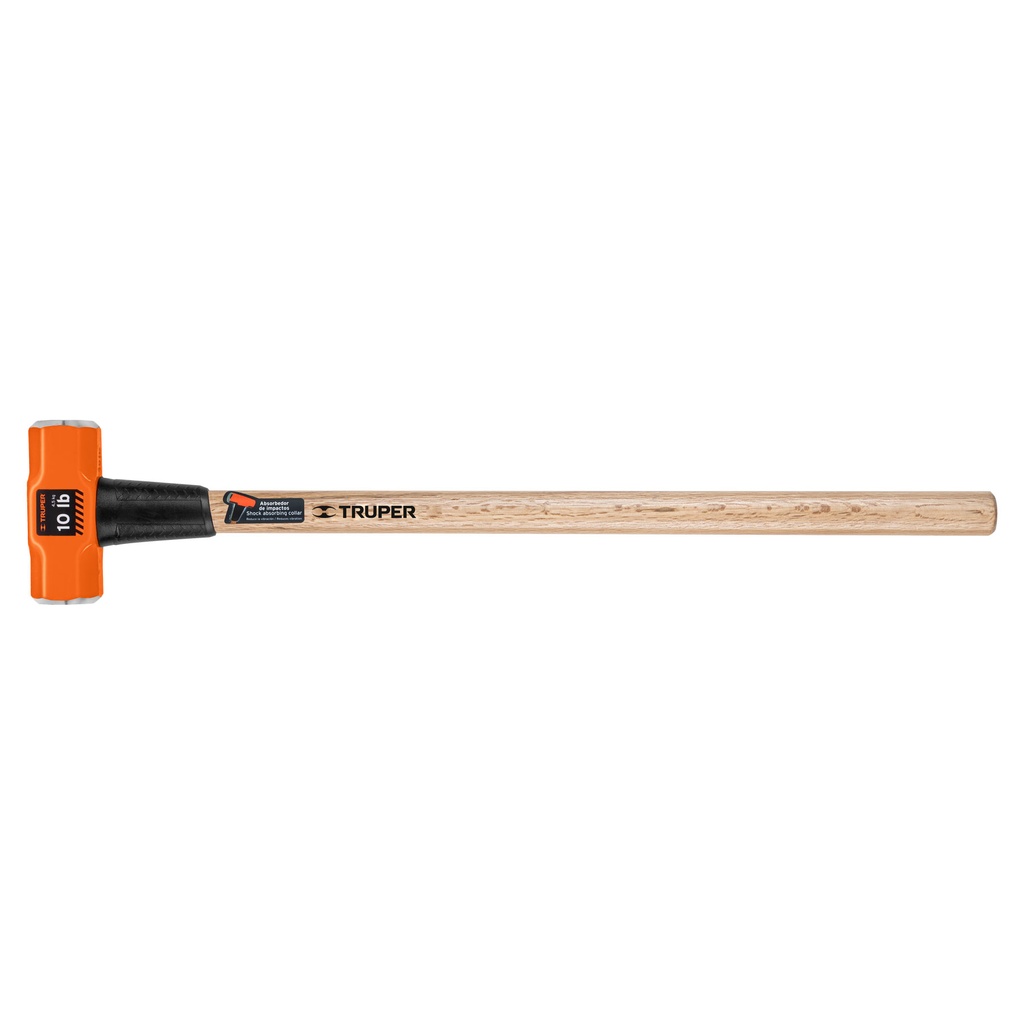 16512 / Marro octagonal 10 lb, mango de madera 36', Truper
