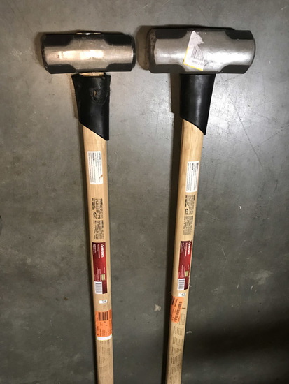 6 Lb, hickory handle, engineer hammer, Husky, Truper