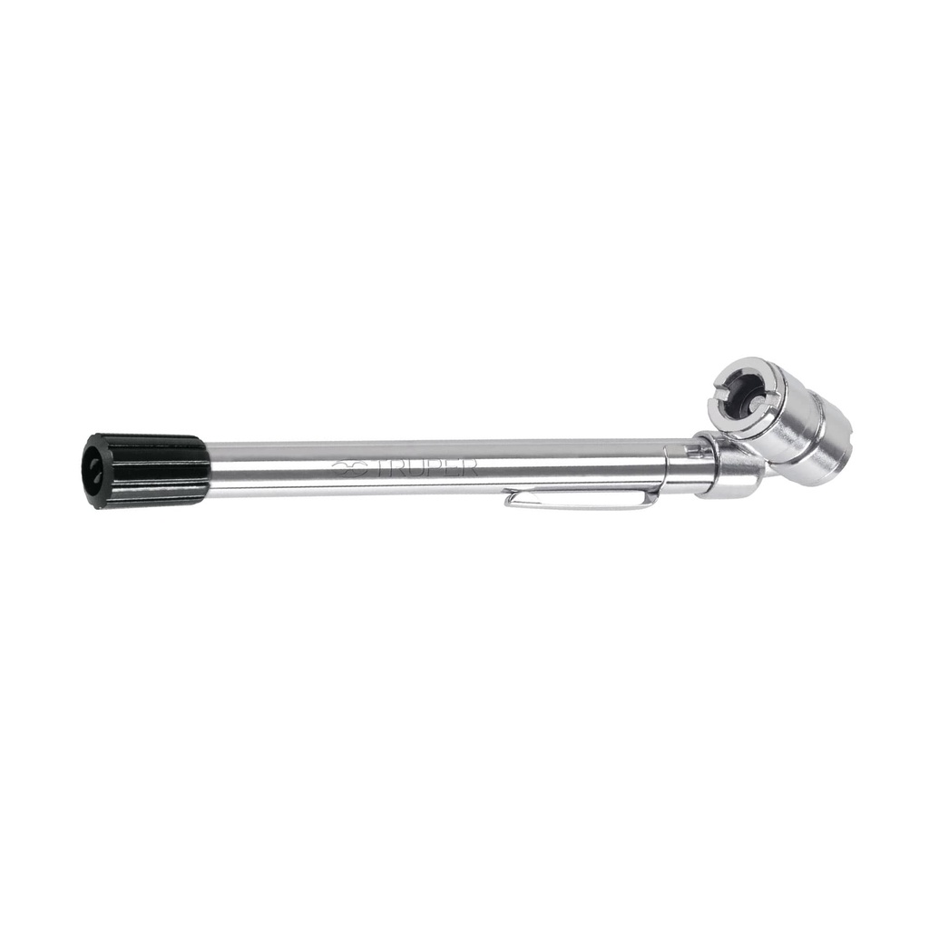 19100 / Calibrador de presión 160 psi cabeza doble, Truper