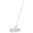 57056 / Trapeador tipo mechudo, 350 g con bastón de 120 cm, Klintek