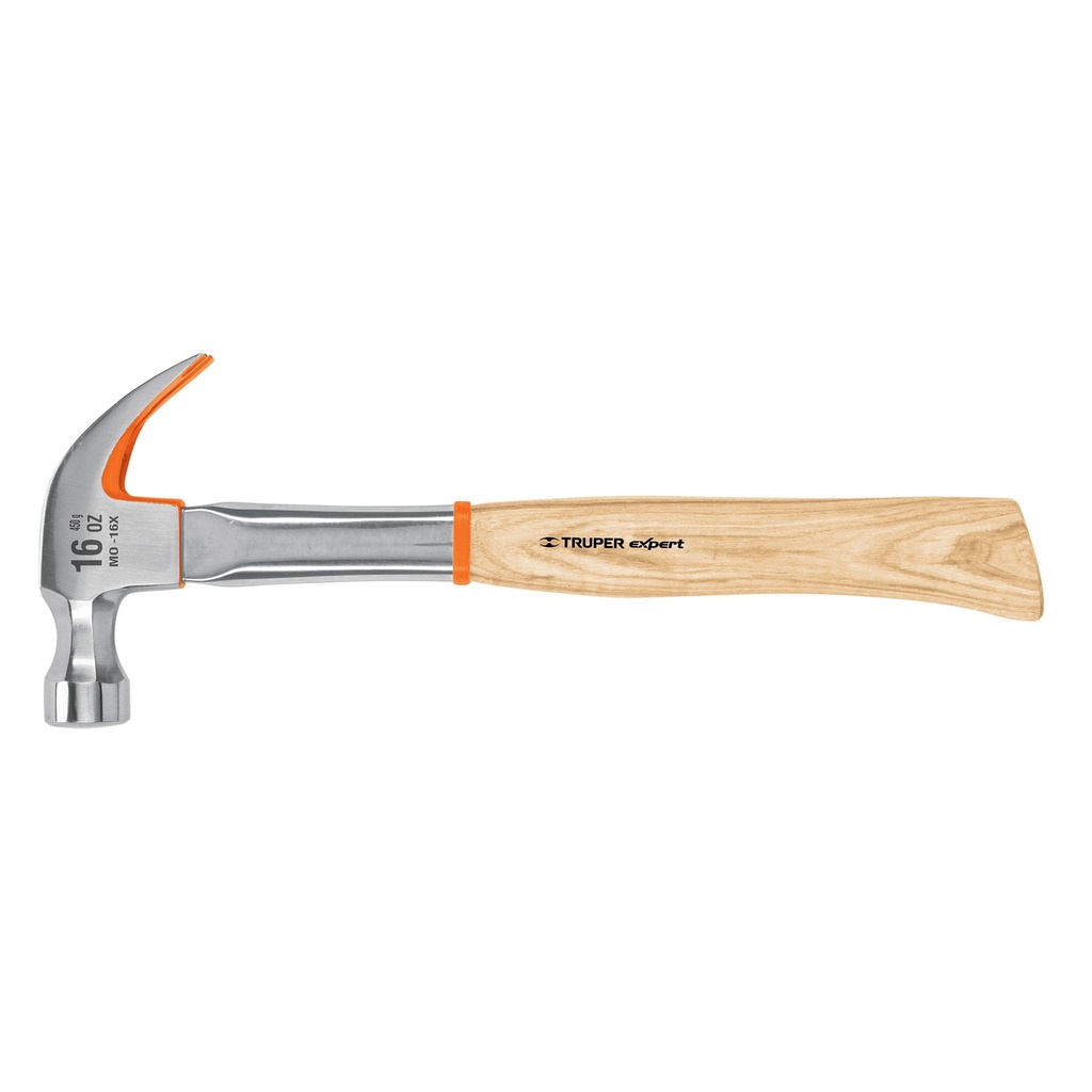 16653 / Martillo profesional pulido espejo 16 oz uña curva, Expert