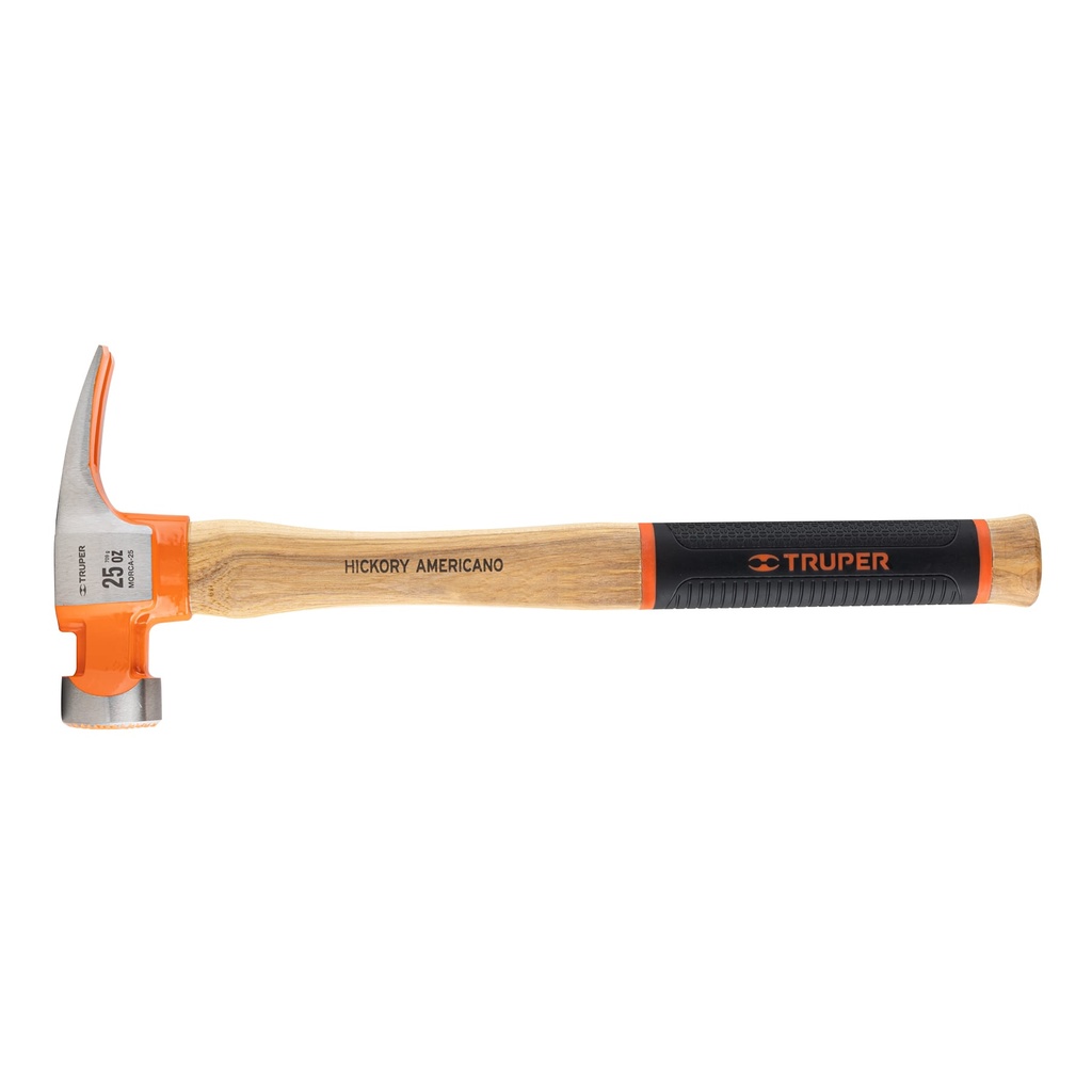 16863 / Martillo 25 oz uña recta tipo California Ripper, Truper Grip