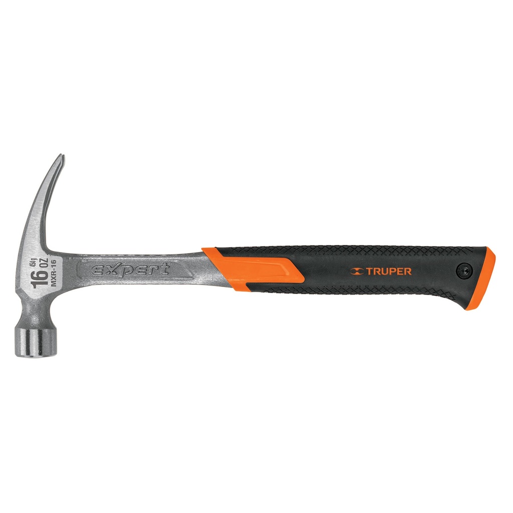17857 / Martillo forjado 16 oz uña recta, mango con neopreno, Expert